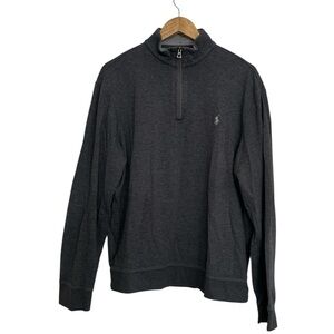 Polo Ralph Lauren 1/4 Zip Pullover Dark Gray Size L